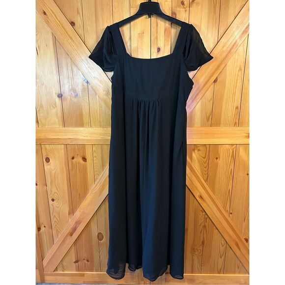Rose gal cold shoulder dress black size 3X nwt (0775)￼ - Picture 6 of 8